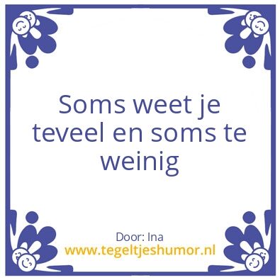 Tegeltje: Blijft lastig