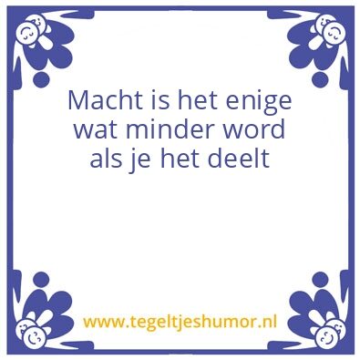 Tegeltje: Politiek