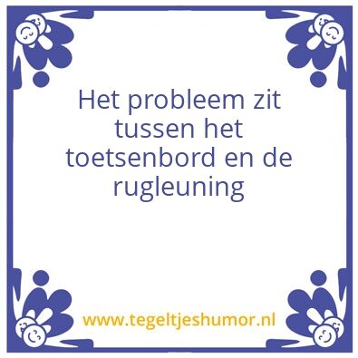 Tegeltje: Computers