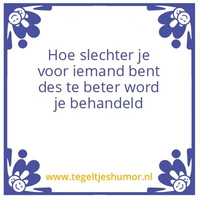 Tegeltje: Waarheid
