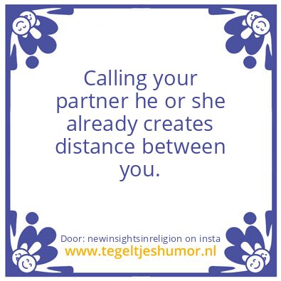 Tegeltje: An Relation Experience.