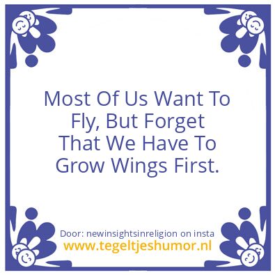Tegeltje: the Way I See It !