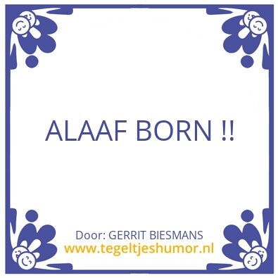 Tegeltje: GERRIT BIESMANS