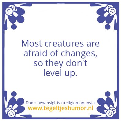 Tegeltje: Most people :