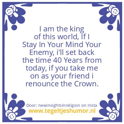 Tegeltje: Friend or Enemy – YOUR PICK.