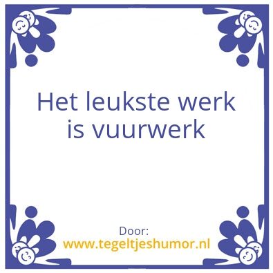 Tegeltje: Tegeltje