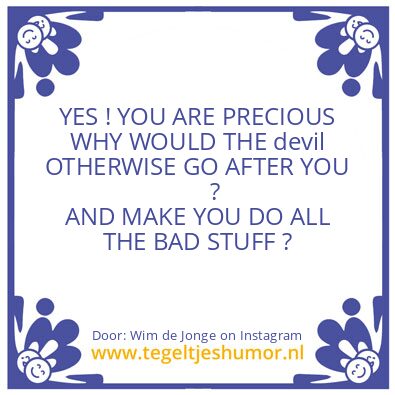 Tegeltje: DON’T PRETEND