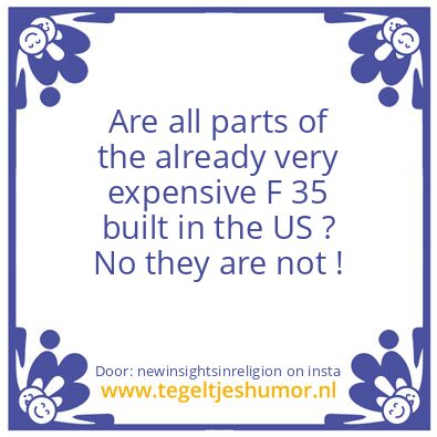 Tegeltje: Donald’s Tariff Plans 1