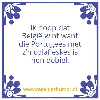 Tegeltje: Ek