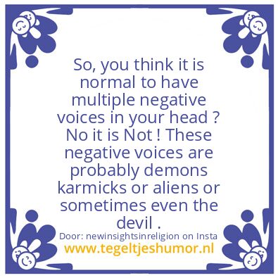 Tegeltje: Have you ever noticed ?