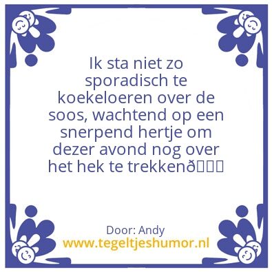 Tegeltje: Hert