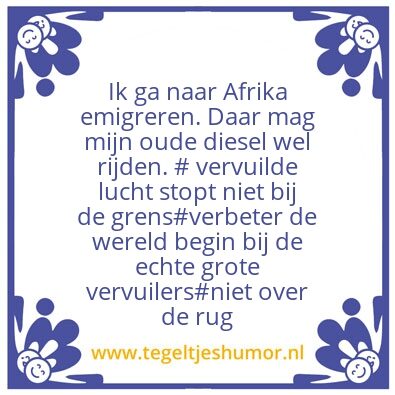 Tegeltje: ..