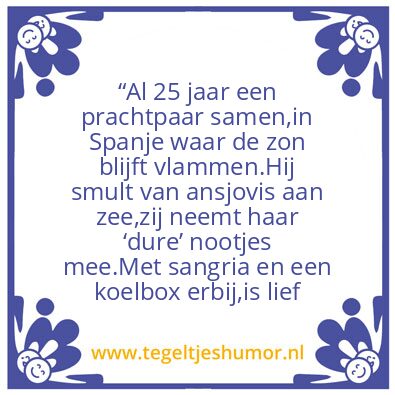 Tegeltje: Robert en Nancy
