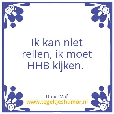 Tegeltje: Rellen
