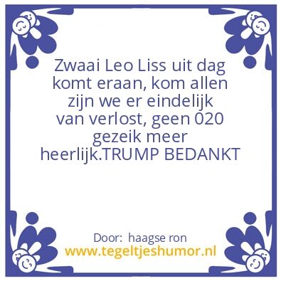 Tegeltje: Mazzel