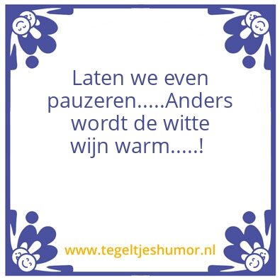 Tegeltje: Wijntje????