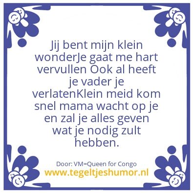 Tegeltje: Liefde*mama houwd van je