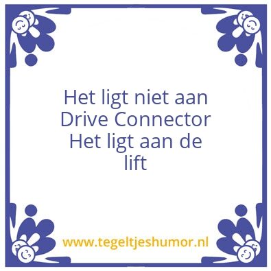 Tegeltje: Drive C