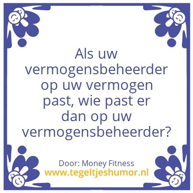 Tegeltje: Vermogensbeheer