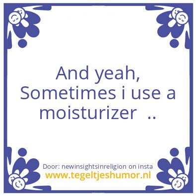 Tegeltje: Now You Know.