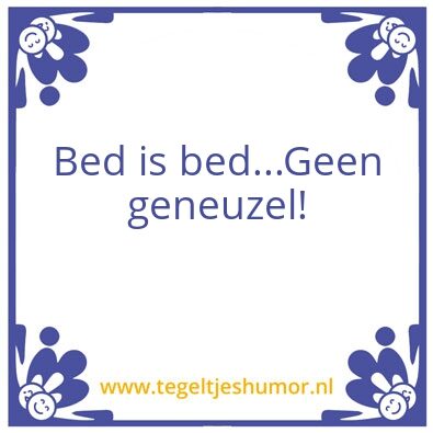 Tegeltje: test