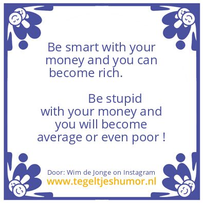 Tegeltje: great business man / woman