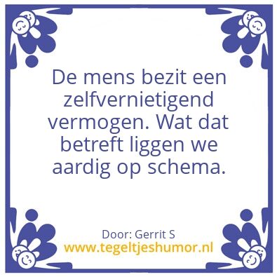 Tegeltje: Ik ben Gerrit