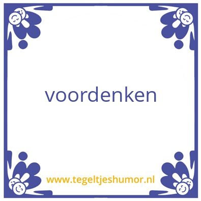 Tegeltje: .