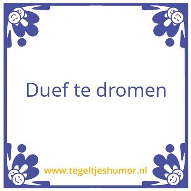 Tegeltje: Hoi