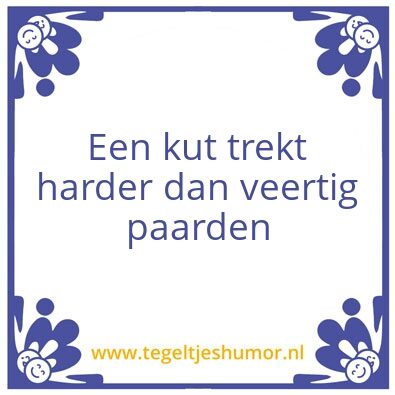 Tegeltje: Juist