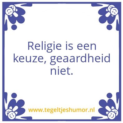 Tegeltje: keuzes of niet
