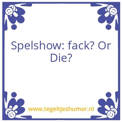 Tegeltje: Gokken