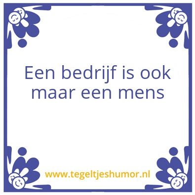 Tegeltje: Spreuk 1
