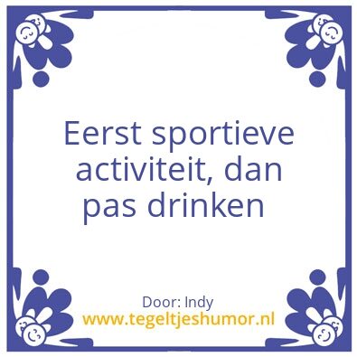 Tegeltje: .