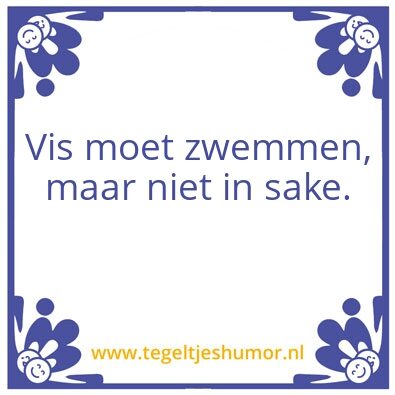 Tegeltje: Vis