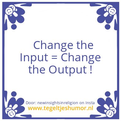 Tegeltje: lose your old life to level up