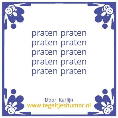 Tegeltje: Voor Marieke