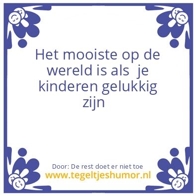 Tegeltje: Pinkel