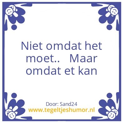 Tegeltje: Haha