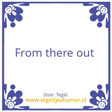 Tegeltje: Tegel
