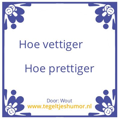 Tegeltje: Frituur