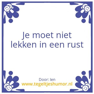 Tegeltje: Uitspraak Ien
