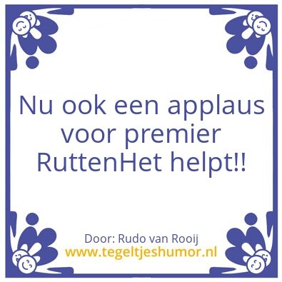 Tegeltje: Proficiat