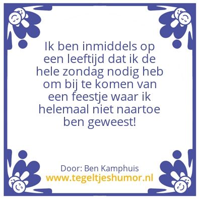 Tegeltje: Yep!