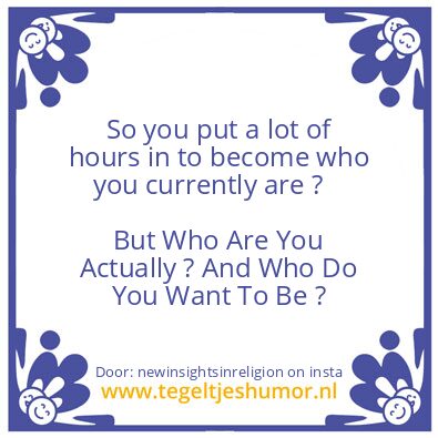 Tegeltje: Manifesting..