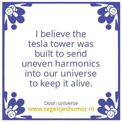 Tegeltje: Universe