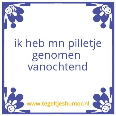 Tegeltje: 1
