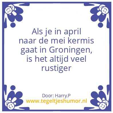 Tegeltje: Mei kermis