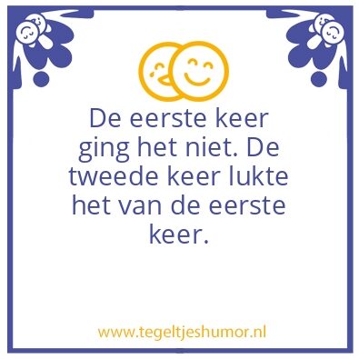 Tegeltje: Doordenkertje