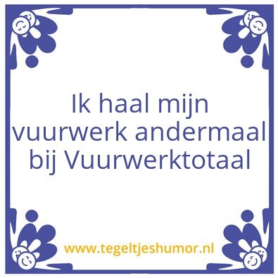 Tegeltje: torrr